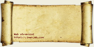 Danijela Rakanović vizit kartica